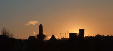 Winter skyline