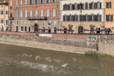 Reflections on the water
